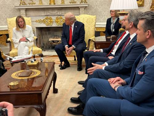 Conferenza stampa di Trump e Meloni alla Casa Bianca