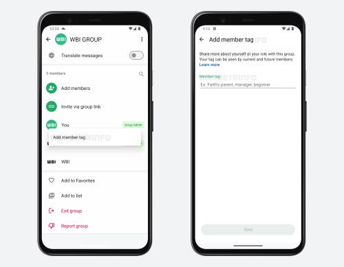 WhatsApp, in arrivo i tag nelle chat: di cosa si tratta